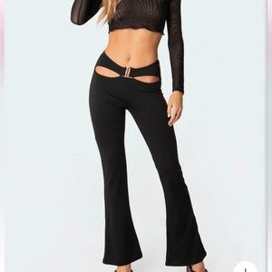 Edikted cut-out Flare pants